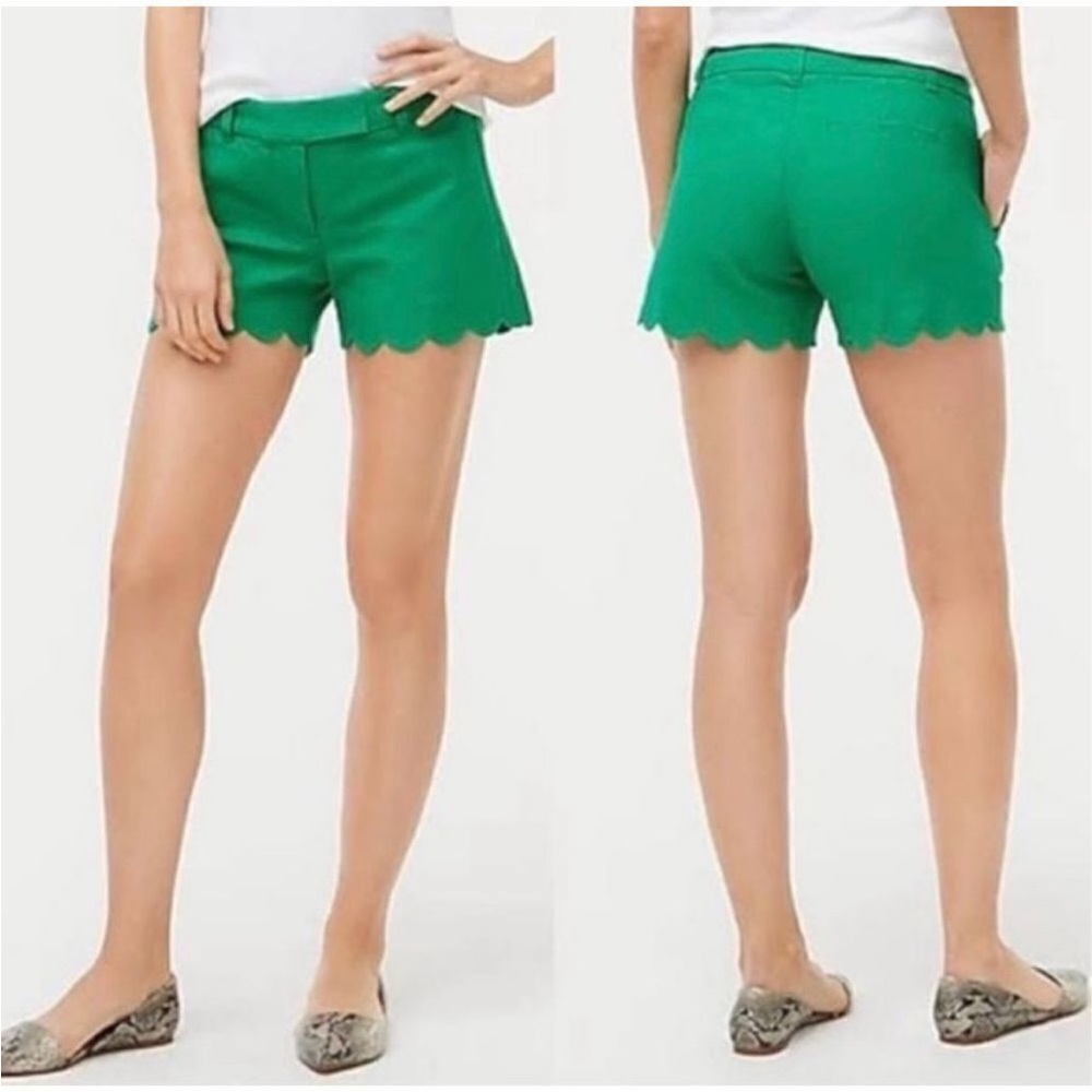 J.Crew Scallop Hem Shorts 